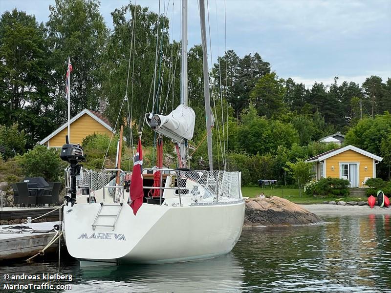 mareva (Sailing vessel) - IMO , MMSI 258021860, Call Sign LE4383 under the flag of Norway