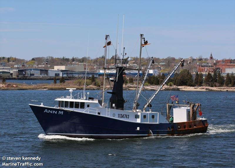 ann m (Fishing vessel) - IMO , MMSI 367316490, Call Sign WDD9799 under the flag of United States (USA)