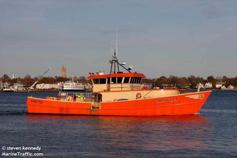 miss ella (Fishing vessel) - IMO , MMSI 367742440, Call Sign WDI8812 under the flag of United States (USA)