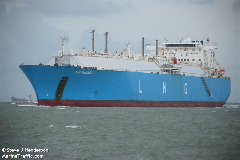 lng alliance (LNG Tanker) - IMO 9320075, MMSI 538010704, Call Sign V7A7289 under the flag of Marshall Islands