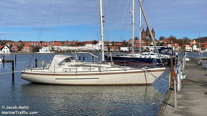 malaika (Sailing vessel) - IMO , MMSI 219009136, Call Sign XP12983 under the flag of Denmark