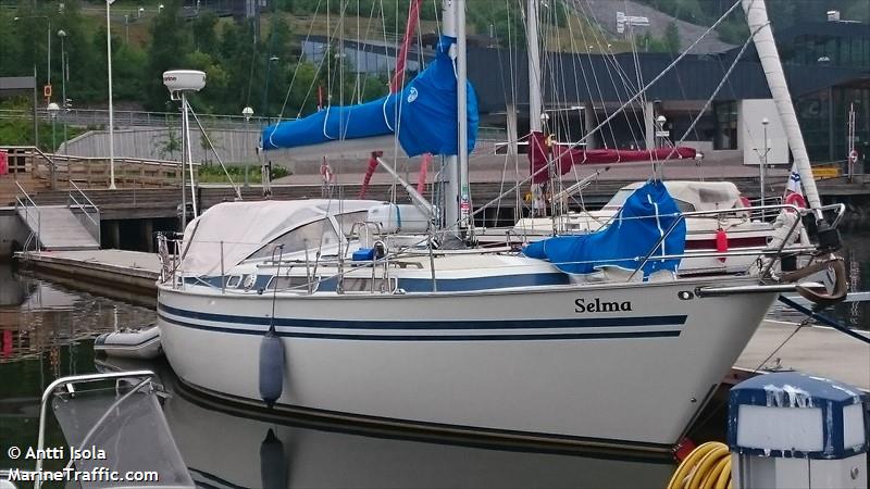 selma (Sailing vessel) - IMO , MMSI 230055780, Call Sign OH3179 under the flag of Finland
