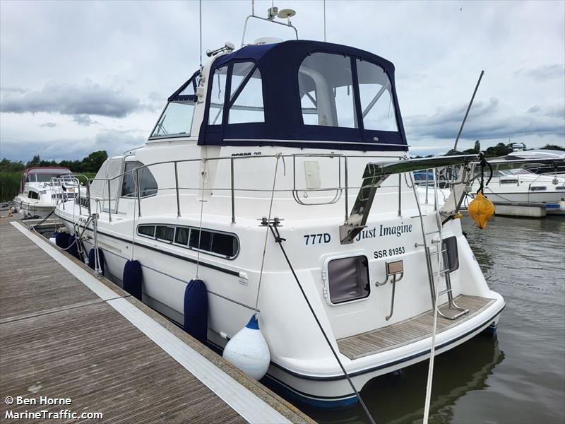 just imagine (Pleasure craft) - IMO , MMSI 232003111 under the flag of United Kingdom (UK)