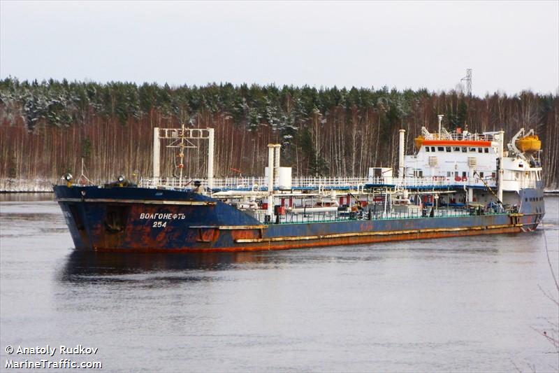 volgoneft-254 (Oil Products Tanker) - IMO 8231069, MMSI 273347300, Call Sign UIKC under the flag of Russia