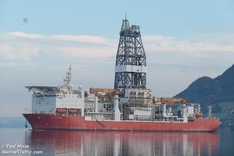 deep value driller (Drilling Ship) - IMO 9625516, MMSI 311001343, Call Sign C6GT2 under the flag of Bahamas