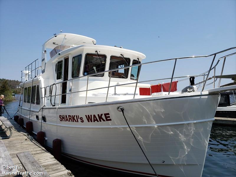 sharkis wake (Pleasure craft) - IMO , MMSI 316019324 under the flag of Canada