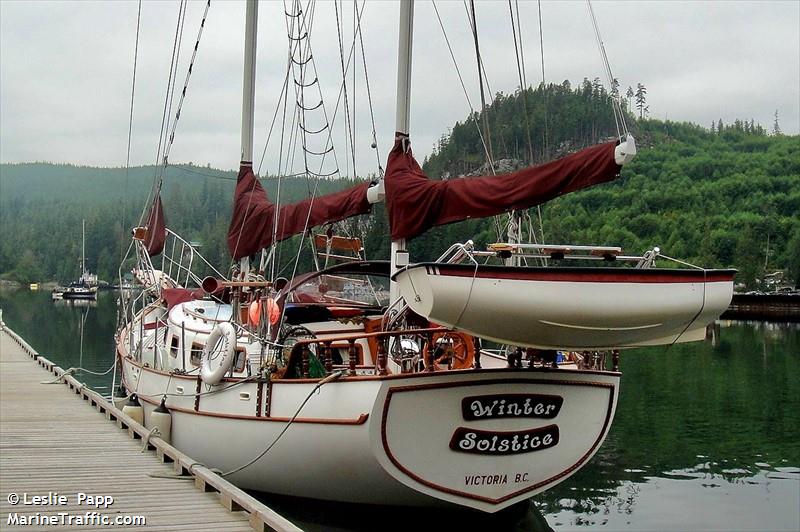 winter solstice (Sailing vessel) - IMO , MMSI 316045361 under the flag of Canada