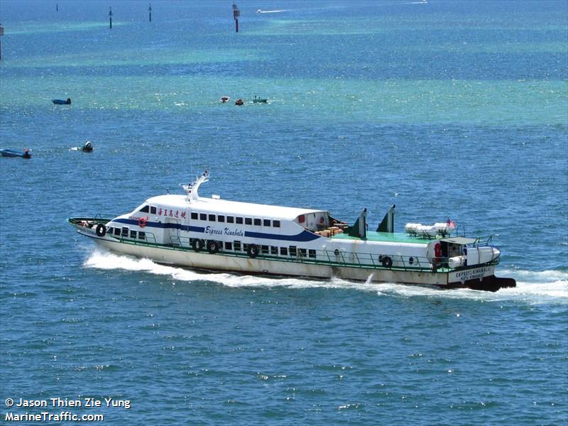 express kinabalu (Passenger ship) - IMO , MMSI 533000226, Call Sign 9WBH5 under the flag of Malaysia