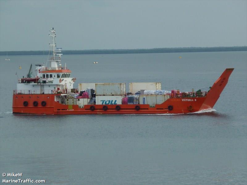 victoria 8 (Landing Craft) - IMO 9613903, MMSI 533004840, Call Sign 9WOF3 under the flag of Malaysia