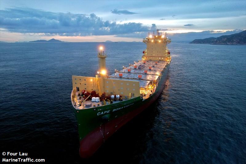 cape bonavista (Container Ship) - IMO 9950088, MMSI 538010544, Call Sign V7A6199 under the flag of Marshall Islands