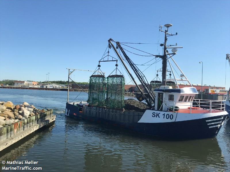 sk100 morten-thomas (Towing vessel (tow>200)) - IMO , MMSI 219009414 under the flag of Denmark