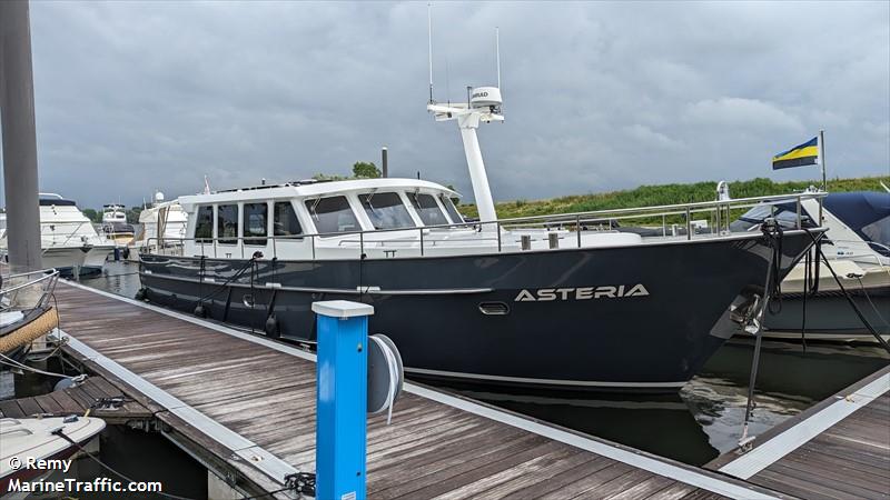 asteria (Pleasure craft) - IMO , MMSI 244723767, Call Sign PA2403 under the flag of Netherlands