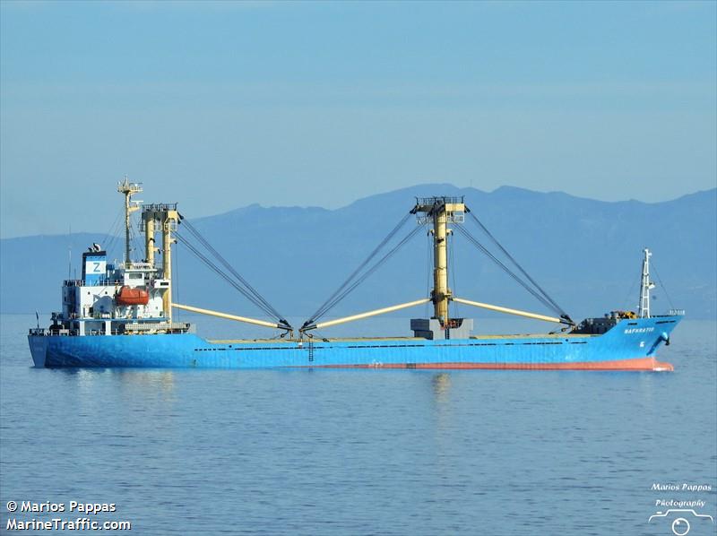 nafkratis (General Cargo Ship) - IMO 9235945, MMSI 314768000, Call Sign 8PPO6 under the flag of Barbados