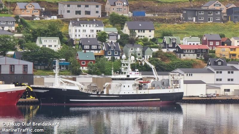 ran (Fishing Vessel) - IMO 8506830, MMSI 231869000, Call Sign OW2012 under the flag of Faeroe Islands