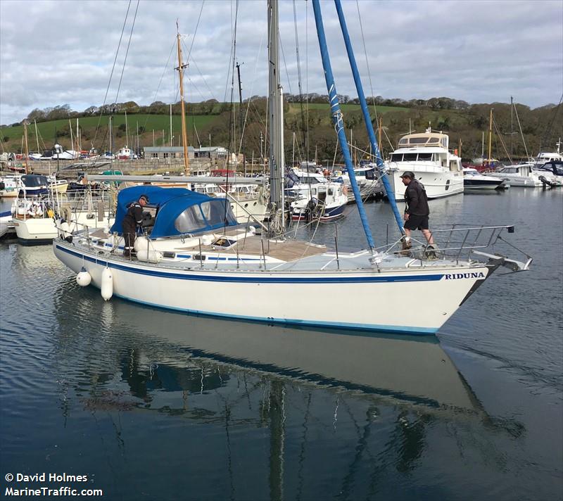 riduna (Sailing vessel) - IMO , MMSI 235023957, Call Sign MFNL6 under the flag of United Kingdom (UK)