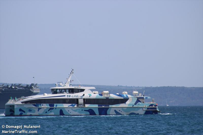 proversa (Passenger Ship) - IMO 9980538, MMSI 238094240, Call Sign 9A3080 under the flag of Croatia
