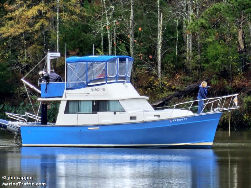 mv no worries (Pleasure craft) - IMO , MMSI 338481368 under the flag of USA