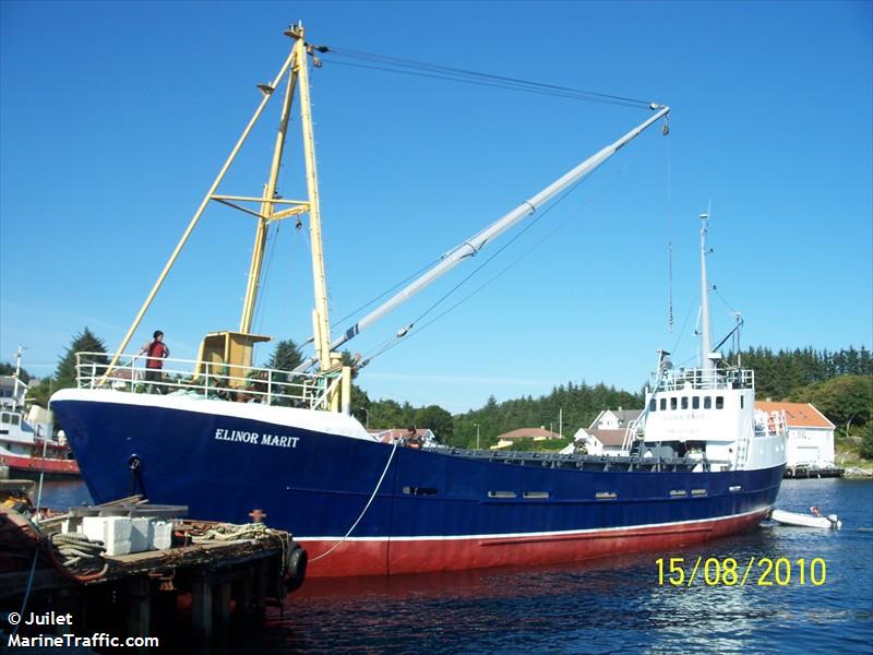 elinor marit (General Cargo Ship) - IMO 7304766, MMSI 361000260, Call Sign FAA2527 under the flag of St Pierre & Miquelon