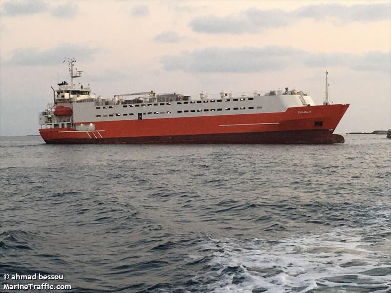 dalal f (Livestock Carrier) - IMO 7910888, MMSI 630001054, Call Sign J5AG7 under the flag of Guinea-Bissau