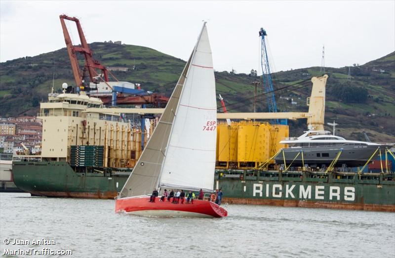 red devil 3 (Sailing vessel) - IMO , MMSI 225980130 under the flag of Spain