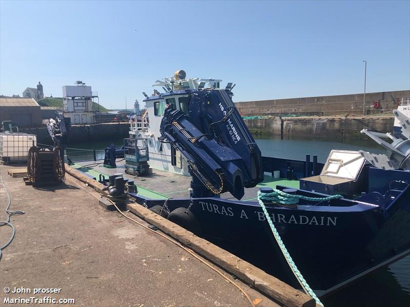 turas a bhradain (Fishing vessel) - IMO , MMSI 232049363, Call Sign MOCE8 under the flag of United Kingdom (UK)