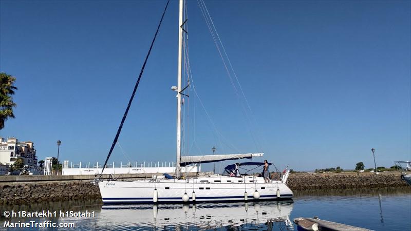 carina (Sailing vessel) - IMO , MMSI 232050193, Call Sign MOFZ9 under the flag of United Kingdom (UK)