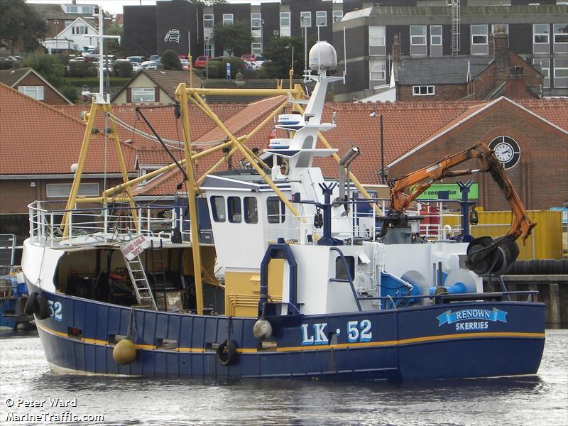 renown (Fishing vessel) - IMO , MMSI 235003884, Call Sign MKTQ4 under the flag of United Kingdom (UK)