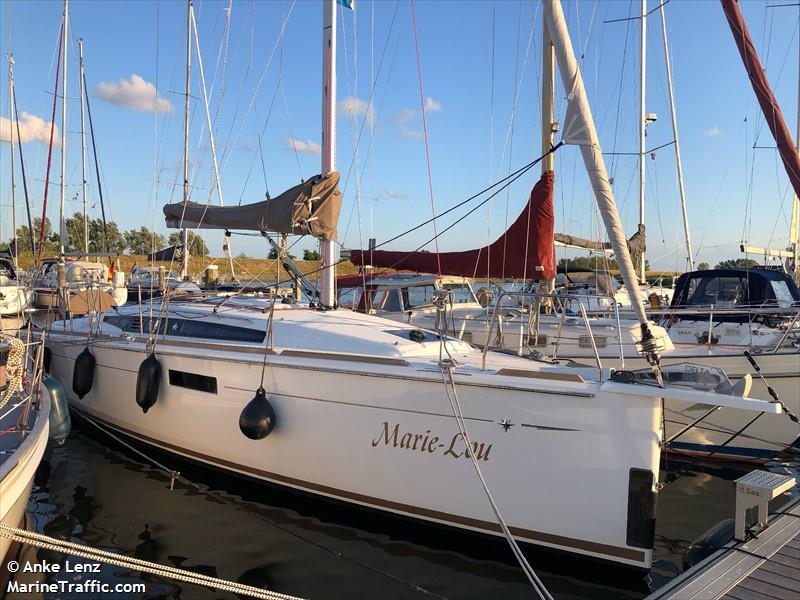 marie-lou (Pleasure craft) - IMO , MMSI 244254956, Call Sign PB7573 under the flag of Netherlands