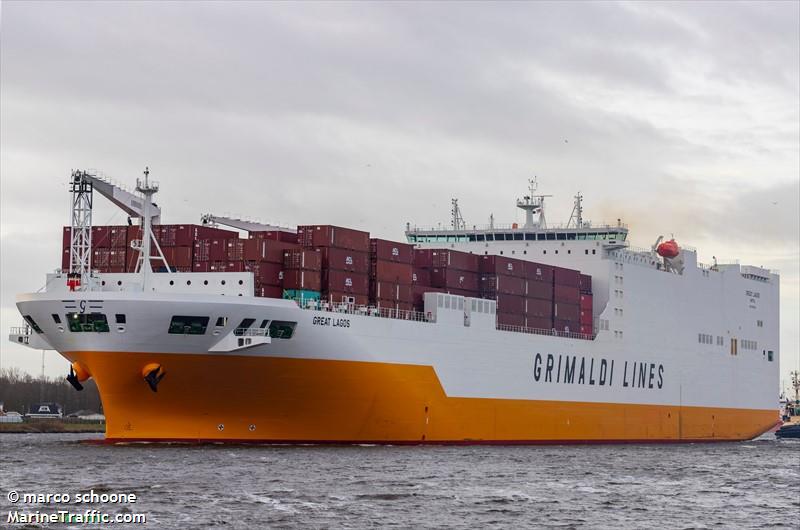 great lagos (Container Ship) - IMO 9935026, MMSI 247451600, Call Sign ICDO under the flag of Italy