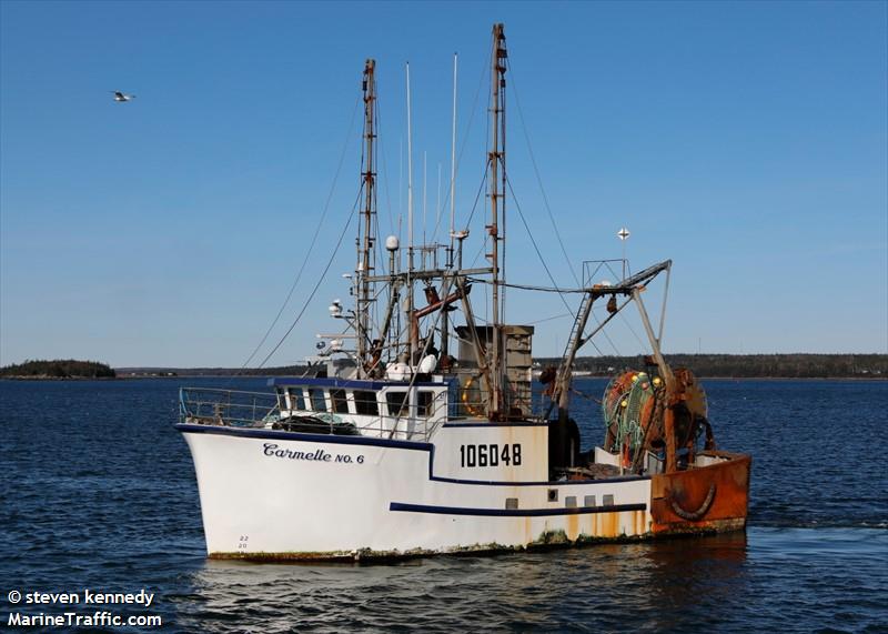 carmelle 6 (Fishing vessel) - IMO , MMSI 316005460 under the flag of Canada