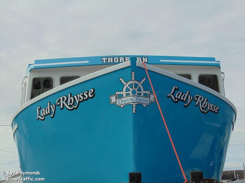 lady rhysse (Fishing vessel) - IMO , MMSI 316041842, Call Sign CH 16 under the flag of Canada