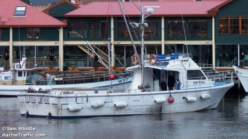 elena rose (Fishing vessel) - IMO , MMSI 503152260, Call Sign FB10814 under the flag of Australia