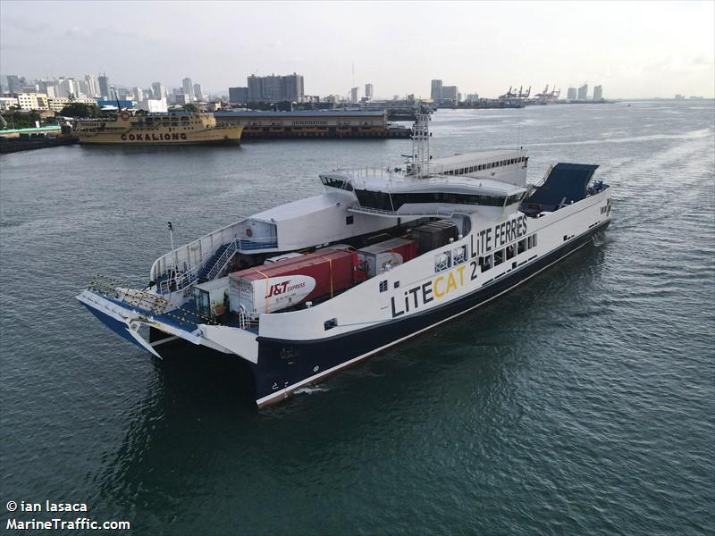 mv.lite cat 2 (Passenger/Ro-Ro Cargo Ship) - IMO 9885609, MMSI 548503800 under the flag of Philippines