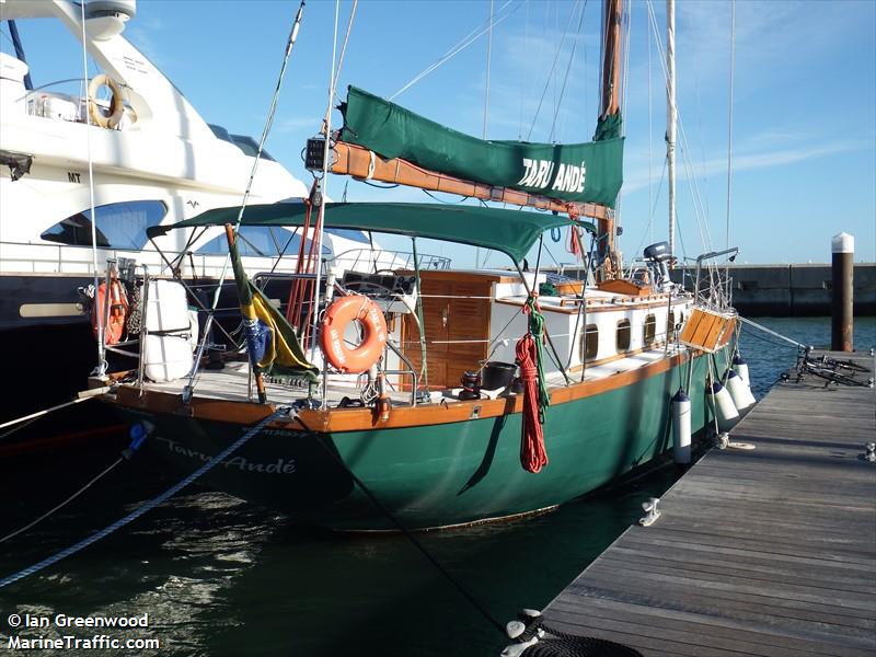 taru ande (Sailing vessel) - IMO , MMSI 710017810, Call Sign PR3543 under the flag of Brazil