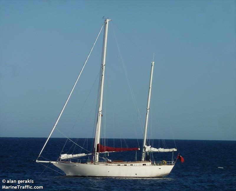 samsara (Sailing vessel) - IMO , MMSI 235118384, Call Sign 2JRS7 under the flag of United Kingdom (UK)
