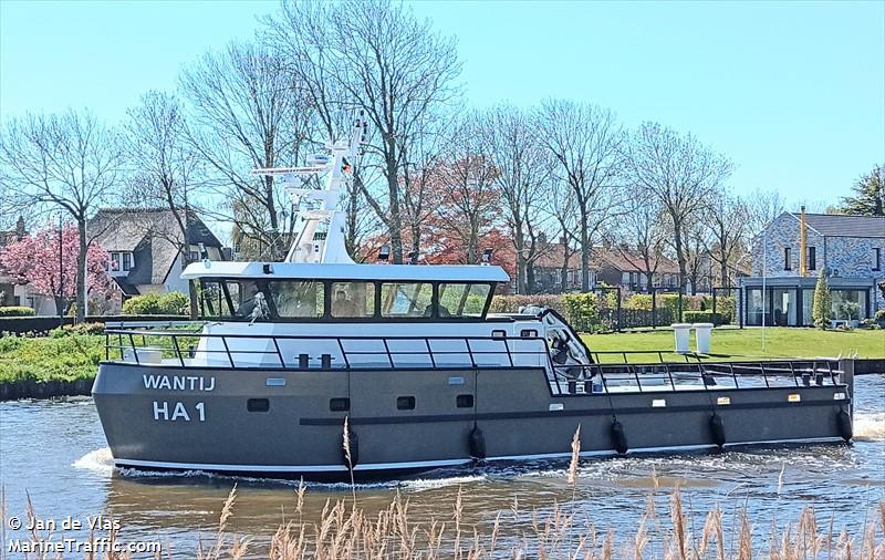 ha1 wantij (Fishing vessel) - IMO , MMSI 244180830, Call Sign PA6732 under the flag of Netherlands