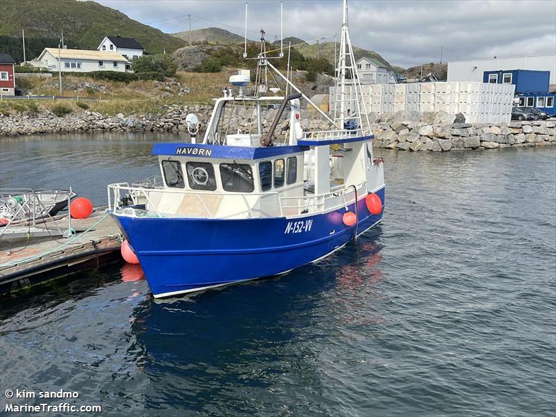 havorn (Fishing vessel) - IMO , MMSI 257306540, Call Sign LG3787 under the flag of Norway