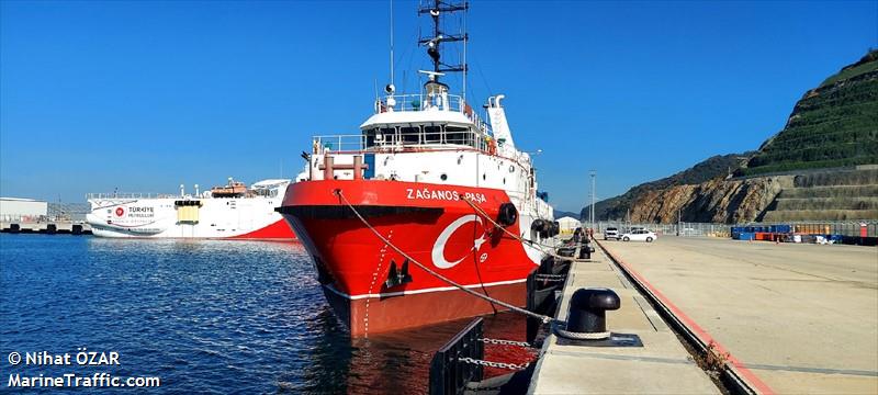 zaganos pasa (Work/Repair Vessel) - IMO 9500168, MMSI 271051164, Call Sign TCA7415 under the flag of Turkey