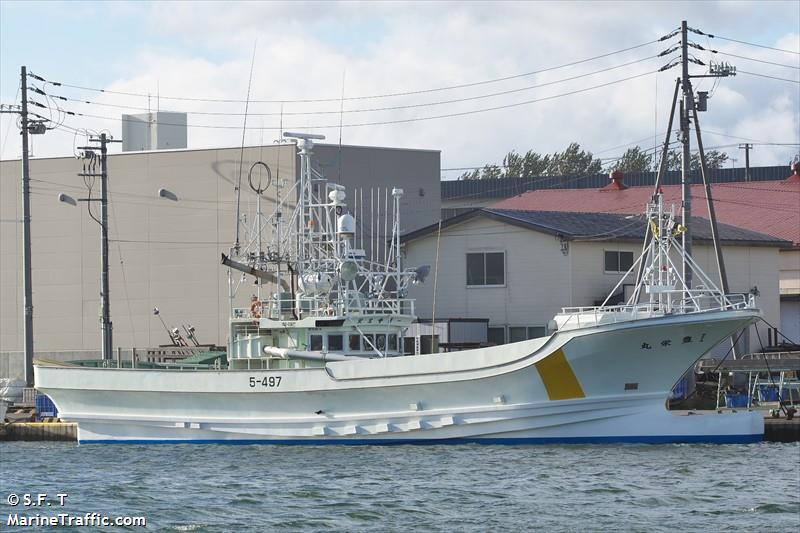 75houeimaru (Fishing vessel) - IMO , MMSI 431800576 under the flag of Japan