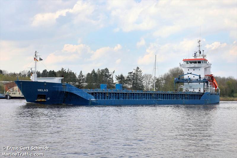 helas (General Cargo Ship) - IMO 9213894, MMSI 209720000, Call Sign 5BJE5 under the flag of Cyprus