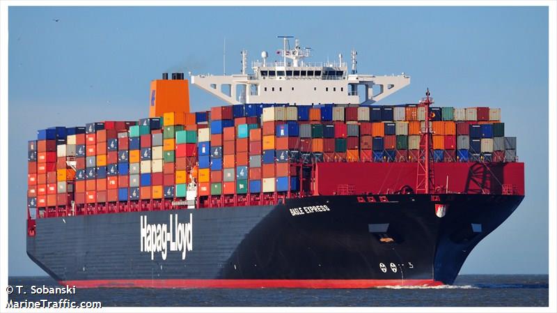 basle express (Container Ship) - IMO 9501344, MMSI 211549000, Call Sign DFGN2 under the flag of Germany