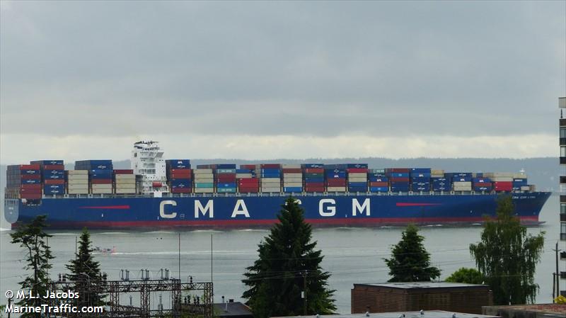 cma cgm lyra (Container Ship) - IMO 9410806, MMSI 215131000, Call Sign 9HA4972 under the flag of Malta