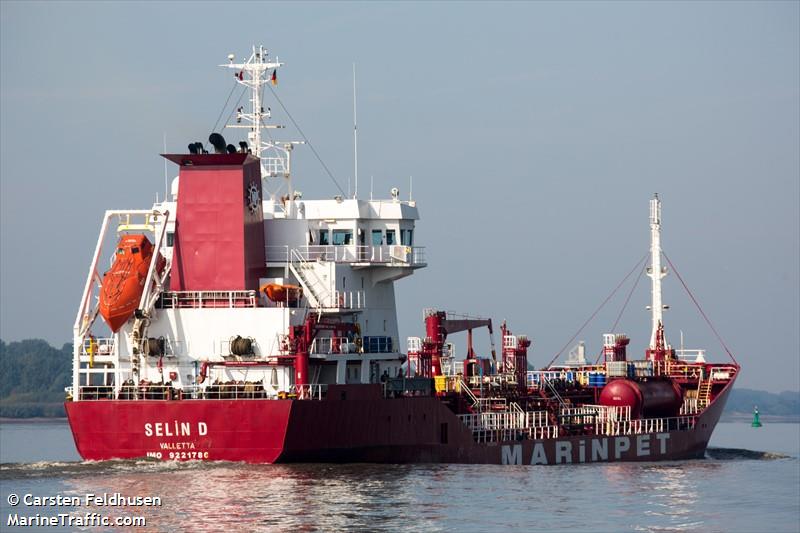selin d (Chemical/Oil Products Tanker) - IMO 9221786, MMSI 215872000, Call Sign 9HDX8 under the flag of Malta