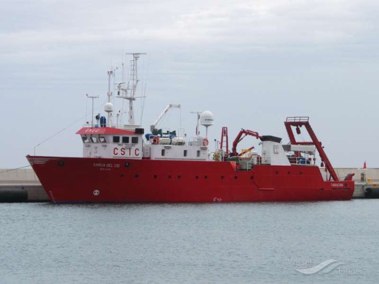 garcia del cid (Fishing Support Vessel) - IMO 7523362, MMSI 224799000, Call Sign EHUU under the flag of Spain