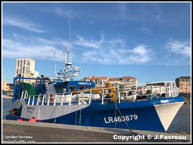 fv omerta ii (Fishing vessel) - IMO , MMSI 227103300, Call Sign FPRQ under the flag of France