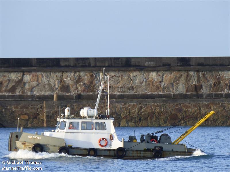 wd michel (Dredging or UW ops) - IMO , MMSI 232003955, Call Sign MYEQ9 under the flag of United Kingdom (UK)