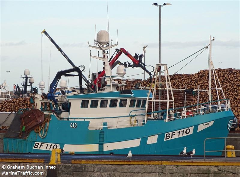 excel bf110 (Fishing Vessel) - IMO 9530864, MMSI 235076743, Call Sign 2CYE9 under the flag of United Kingdom (UK)