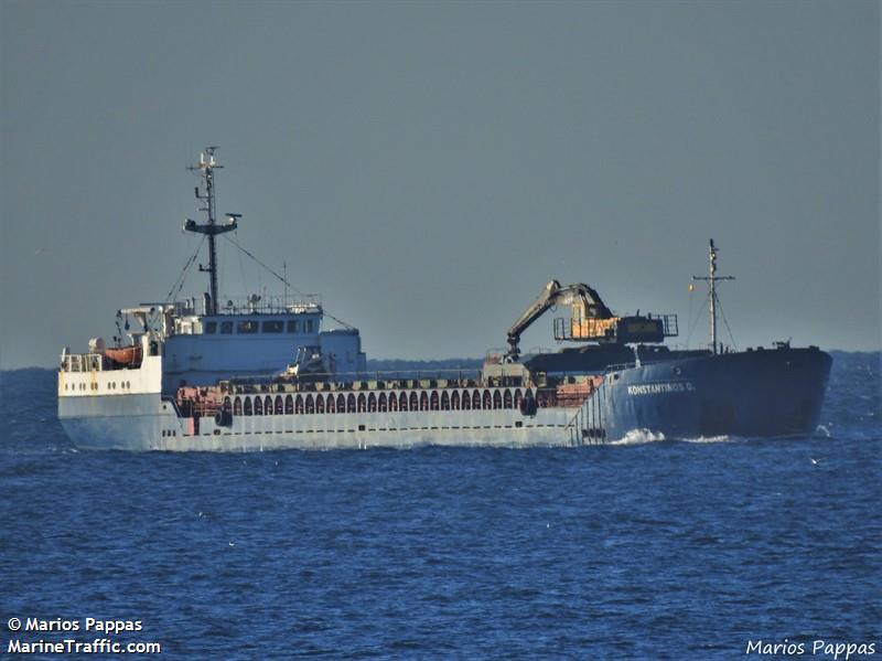 konstantinos g (General Cargo Ship) - IMO 8209731, MMSI 241526000, Call Sign SVA7802 under the flag of Greece