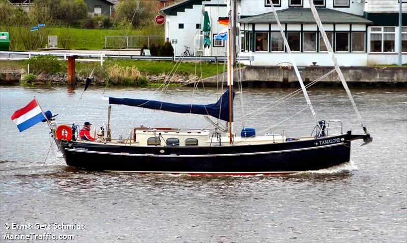 tamalone (Sailing vessel) - IMO , MMSI 244060024, Call Sign PC2957 under the flag of Netherlands
