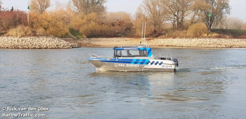 grey (Dredging or UW ops) - IMO , MMSI 244184658, Call Sign PI9425 under the flag of Netherlands